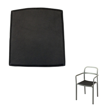 Ej vändbar Standard sittdyna i Basic Select Läder till IKEA Ypperlig stol